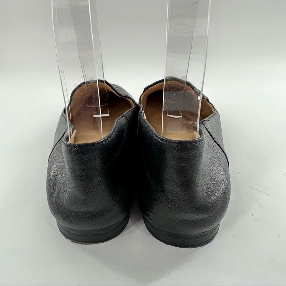 Naturalizer womens Lorna flats size 6.5 36.5 black leather pointy toe loafers - Picture 4 of 13